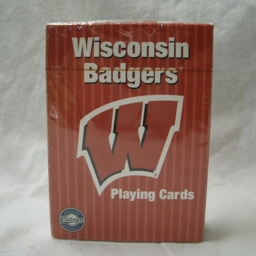 Wisconsin Badgers Playing Cards NIB